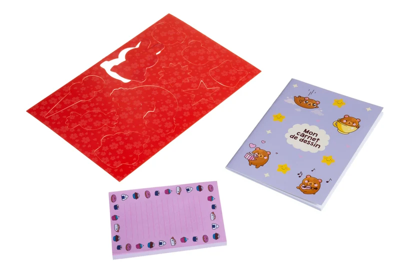 Mon Coffret de Dessin Kawaii – Kit Créatif Complet avec Livre, Stickers et Pochoirs