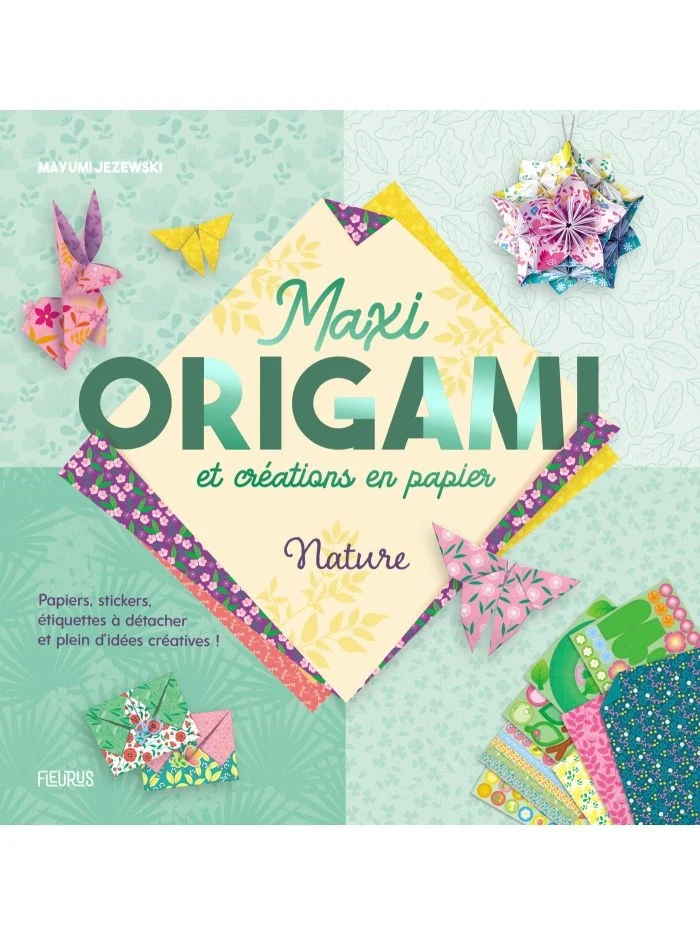 Maxi Origami et Créations en Papier Nature – Grand Bloc Créatif