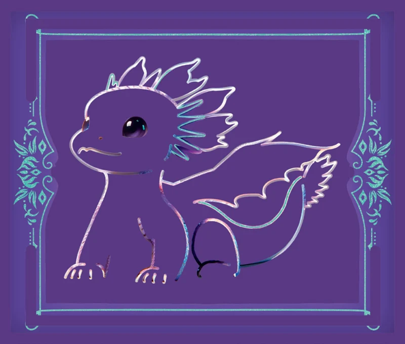 Cartes à Gratter Étincelantes Bébés Dragons – Fantasy Dreams PRECIOSA