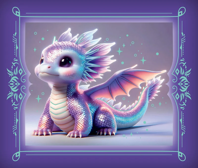 Cartes à Gratter Étincelantes Bébés Dragons – Fantasy Dreams PRECIOSA