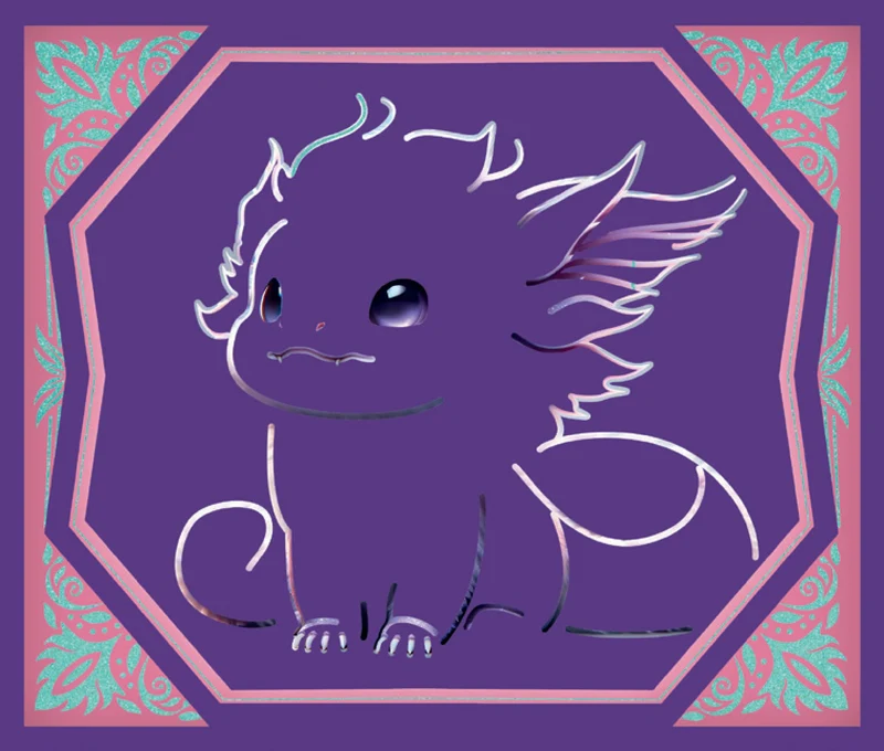 Cartes à Gratter Étincelantes Bébés Dragons – Fantasy Dreams PRECIOSA
