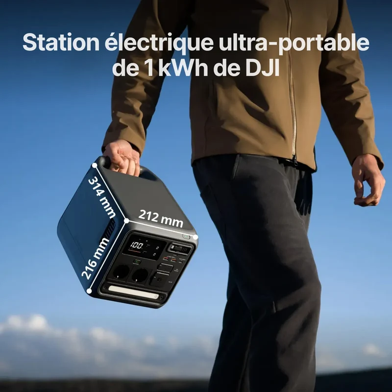 DJI Power 1000 Mini - Station Électrique Portable 1 kWh