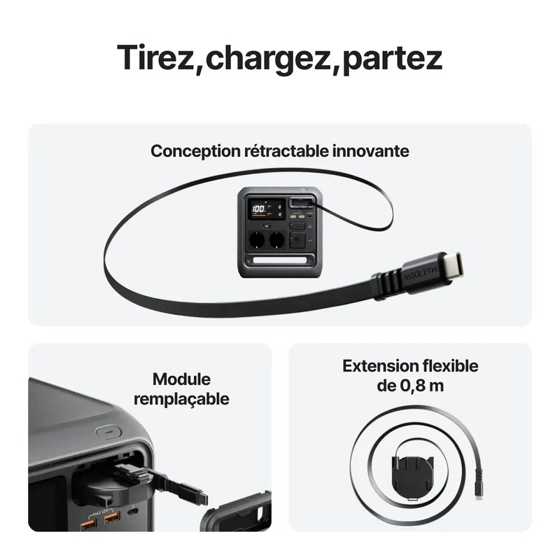 DJI Power 1000 Mini - Station Électrique Portable 1 kWh
