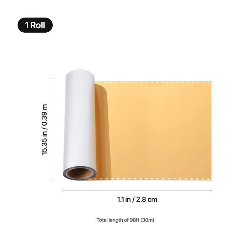Rouleau de film doré pour imprimante textile (30 m)