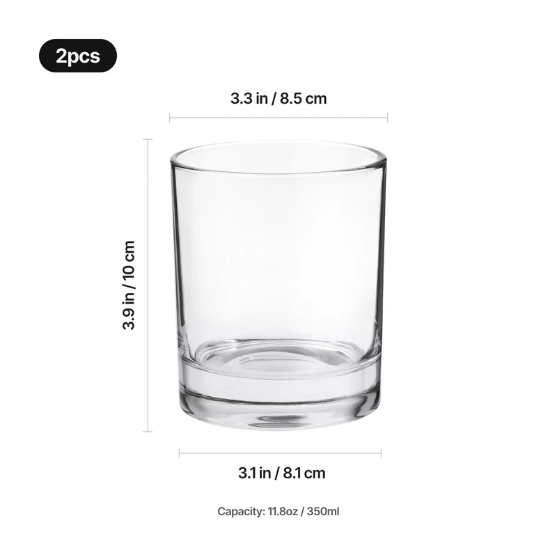 Verres à whisky Old Fashioned, 350 ml (2 pcs)