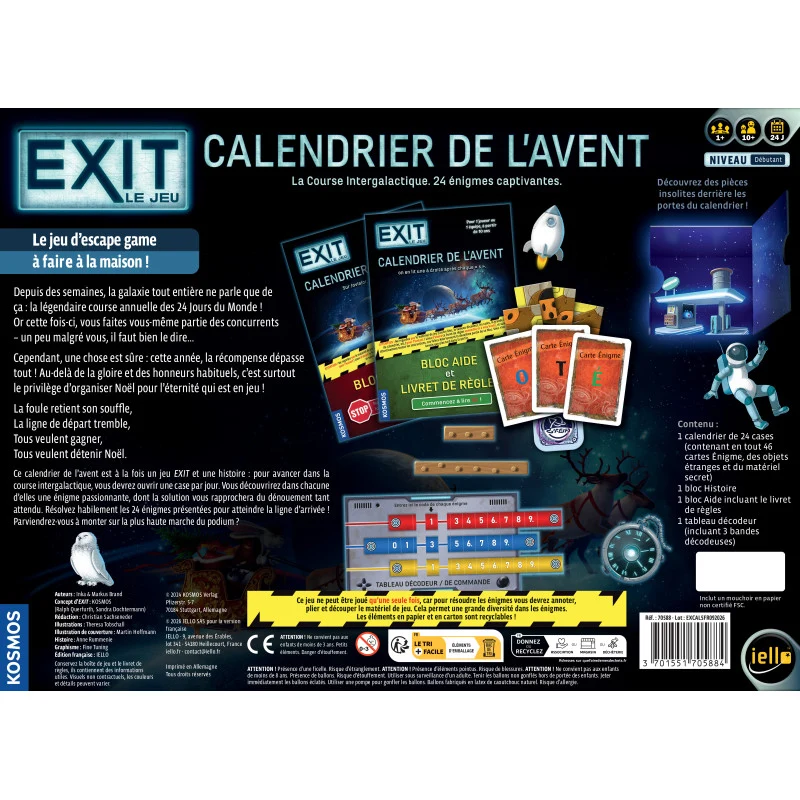 EXIT - Calendrier de l'Avent Course Intergalactique