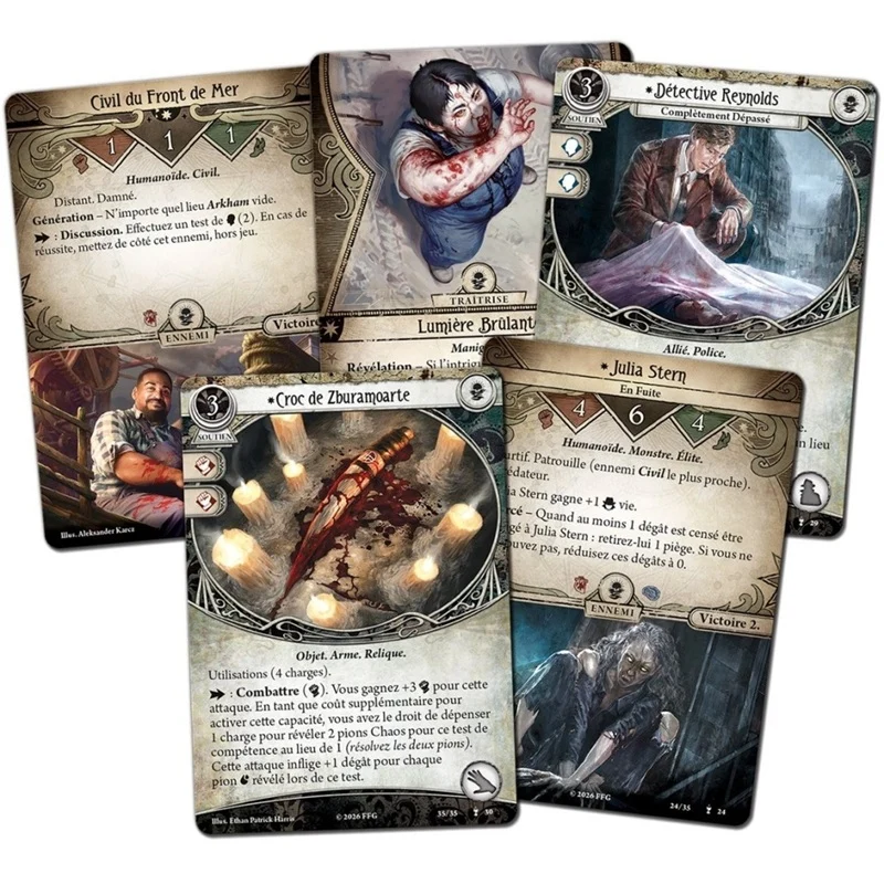Horreur à Arkham JCE – Les Enfants du Sang (3 Scénarios)