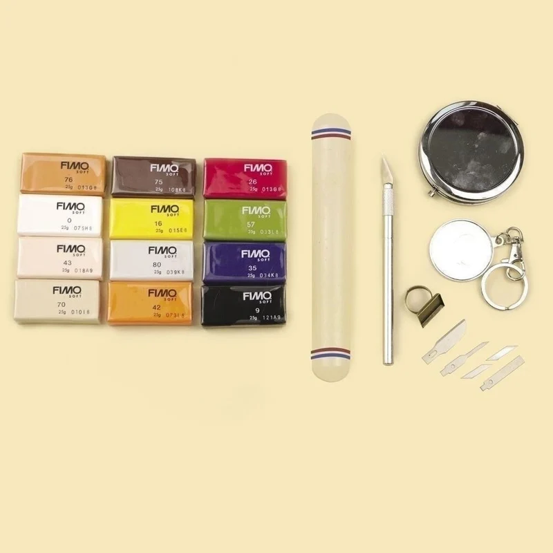 Kit FIMO Technique Slab – Coffret Complet Création Bijoux & Accessoires