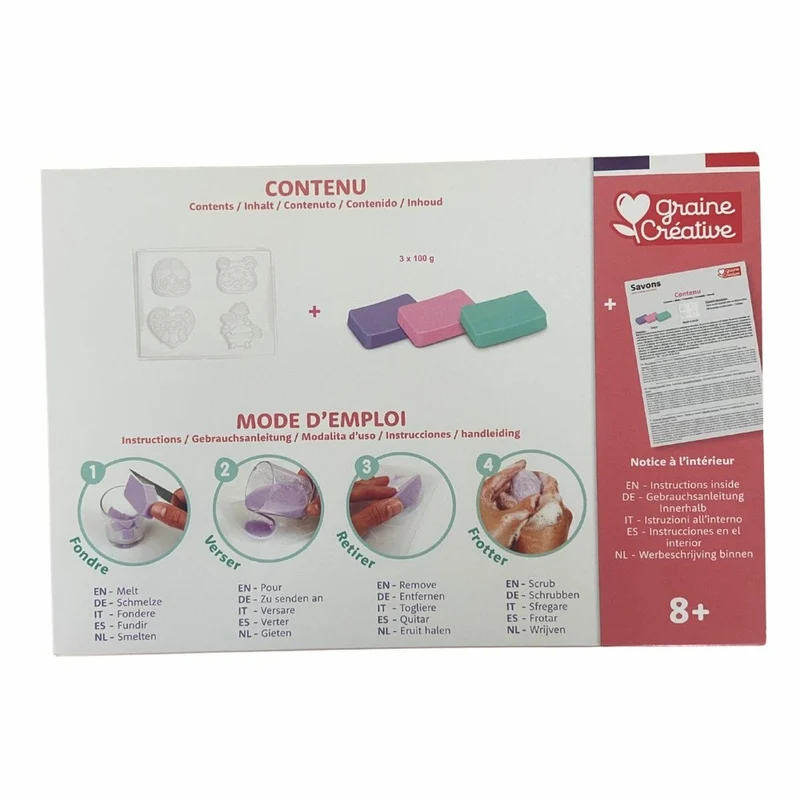 Coffret Atelier de Savons Kawaï – Kit DIY Savons Ratons Laveurs