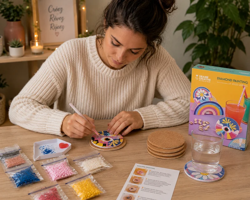Kit Sous-Verres à Strasser POP – Graine Créative