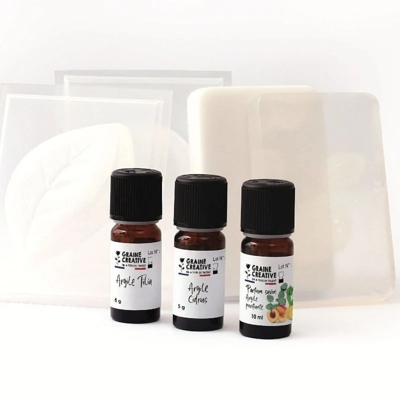 Kit DIY Savons aux Poudres d’Argiles – Graine Créative | Savons artisanaux maison