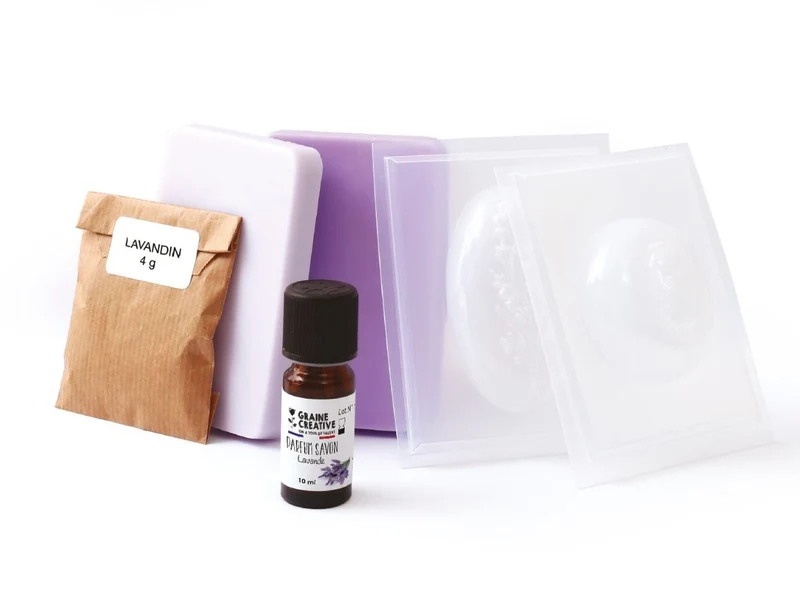 Kit DIY Savons Lavande – Savons parfumés maison à fabriquer soi-même