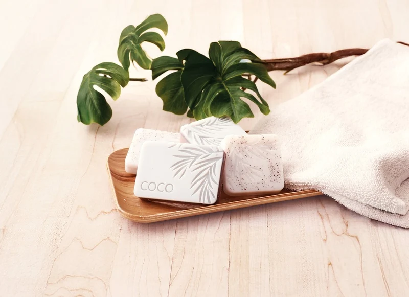 Kit DIY 4 savons exfoliants noix de coco – Savons naturels à fabriquer soi-même Graine Créative