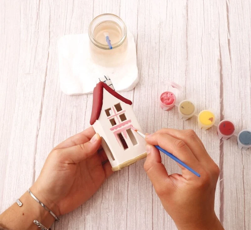Kit Céramique Maison à Décorer – Activité DIY Peinture Graine Créative