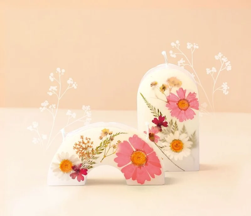 Kit DIY Bougies Prairie – Bougies Fleuries Décoratives Graine Créative