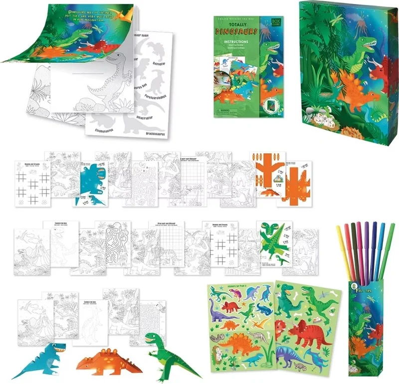 Artista Kit d'Activités Dinosaures – Coffret Créatif avec 30 Activités