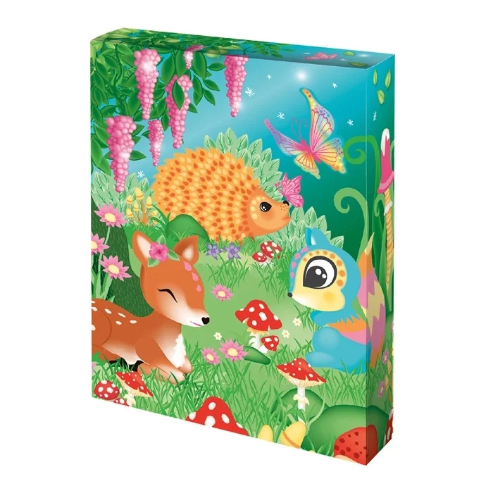 Décoration de Fenêtre en Strass Animaux de la Forêt – Kit Créatif à Suspendre
