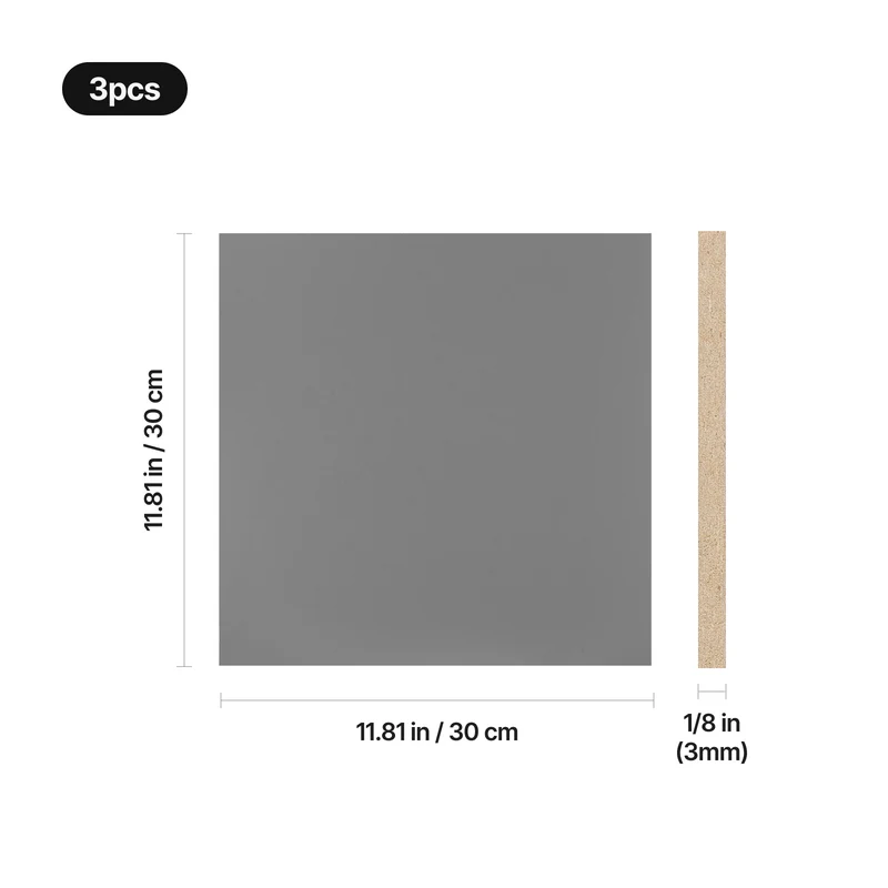 Panneau MDF multicolore de 3 mm