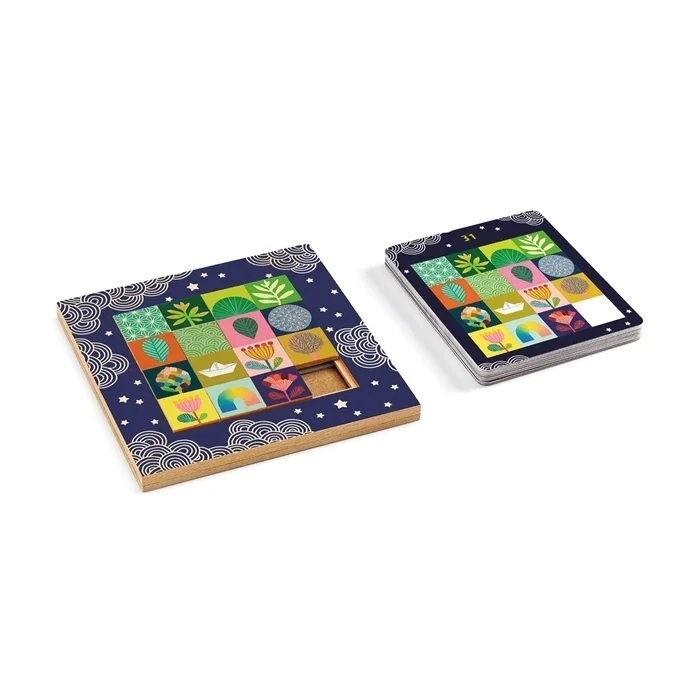 Taquin Logic Djeco Sologic – Jeu de Logique en Bois dès 6 Ans