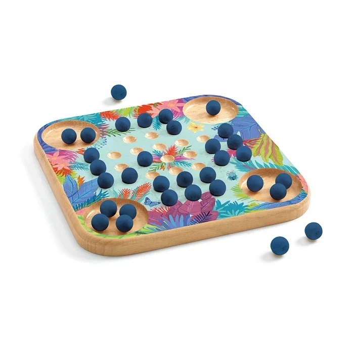 Solitaire en Bois Djeco Sologic – Jeu de Logique Traditionnel dès 7 Ans