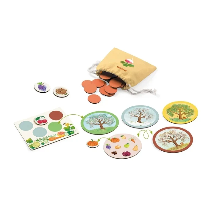 Vegeto Mondo Djeco – Jeu de Loto Éducatif sur les Saisons, Fruits & Légumes