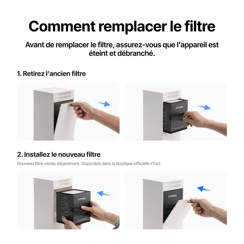 xTool Purificateur d'Air Go pour F2