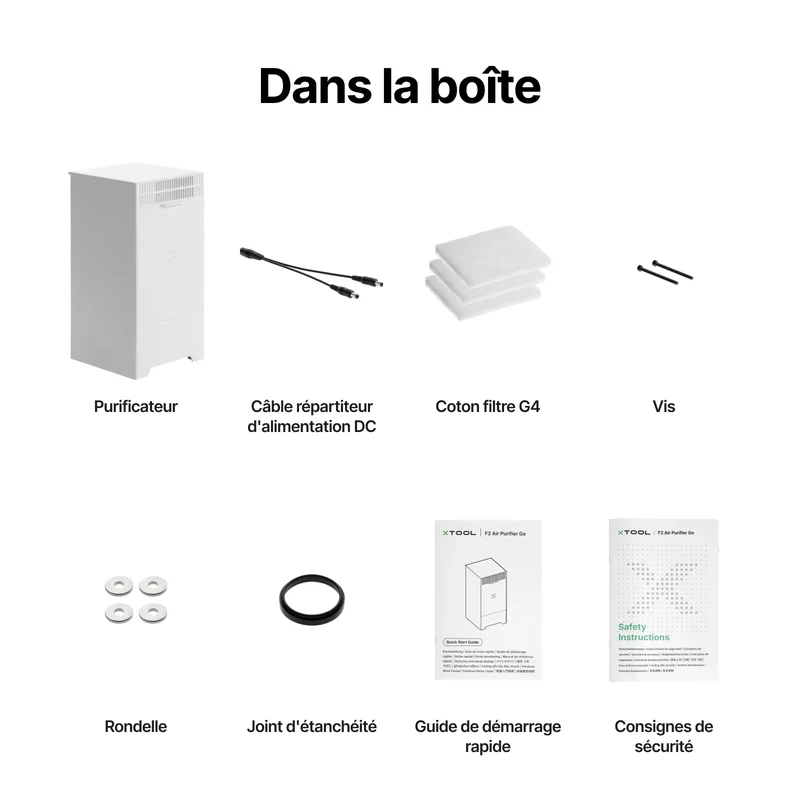 xTool Purificateur d'Air Go pour F2