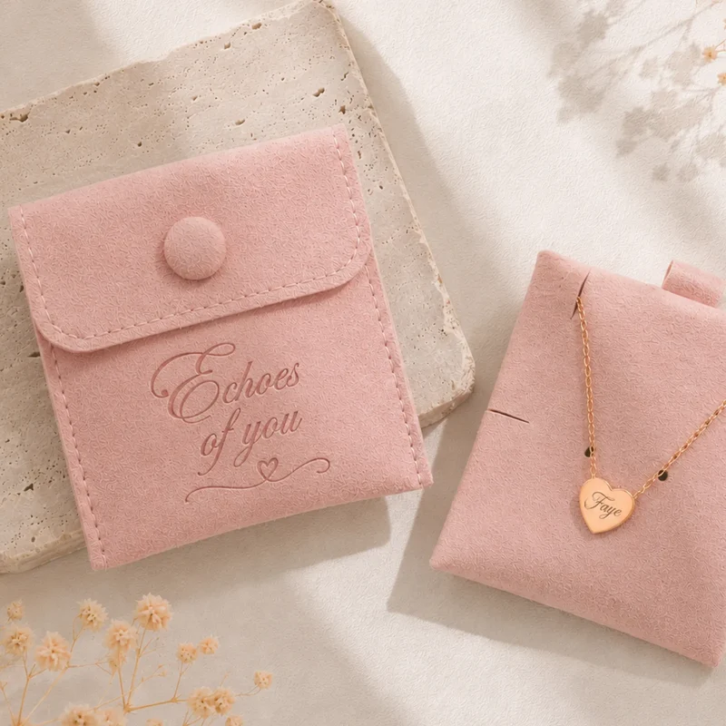 Pochette à Bijoux en Cuir PU avec Insert (20 pcs)