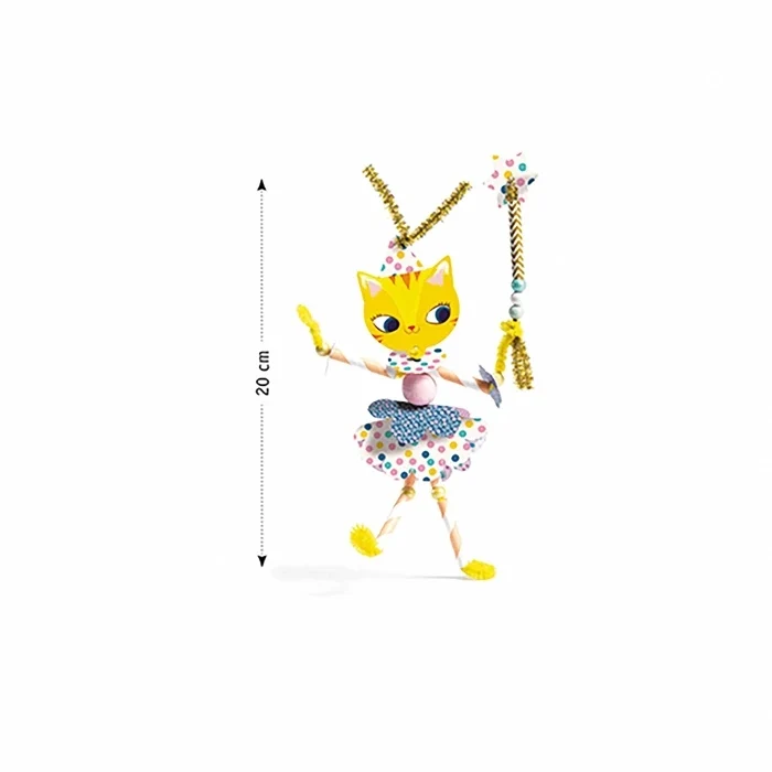 Enfilage Fées Djeco – Kit Créatif Perles & Fils Chenille pour Enfants