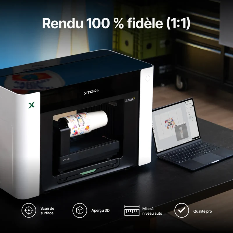 Module rotatif OR1 pour xTool O1 Omni Printer