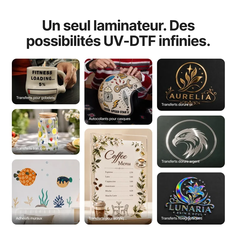 Laminateur LM1 / Dérouleur RF1 pour xTool Omni Printer