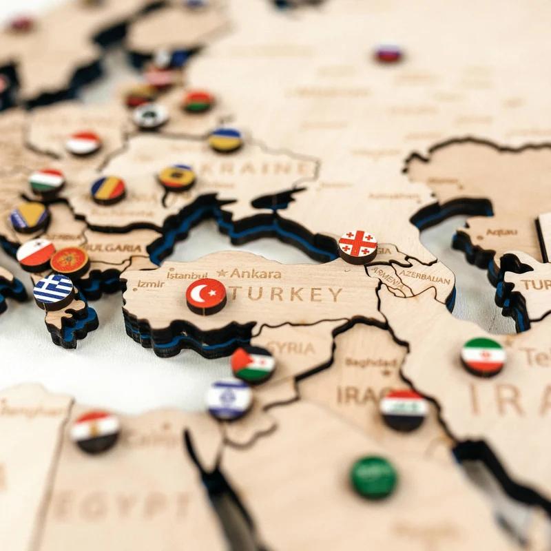Carte du monde BusyKids