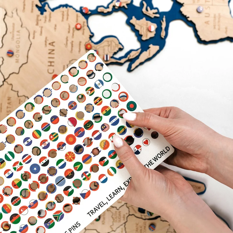 Carte du monde BusyKids