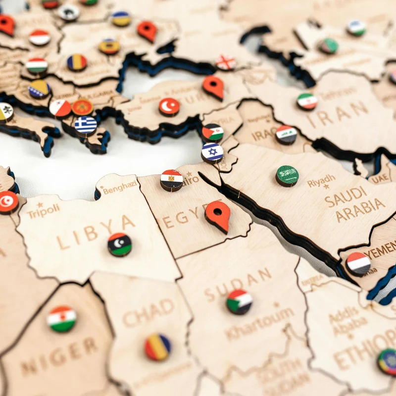 Carte du monde BusyKids