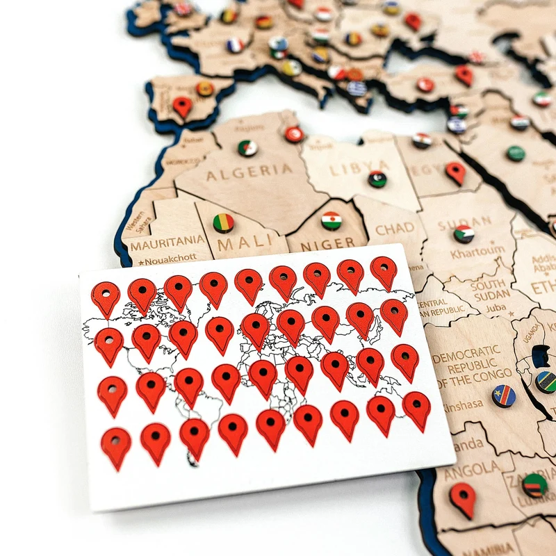 Carte du monde BusyKids