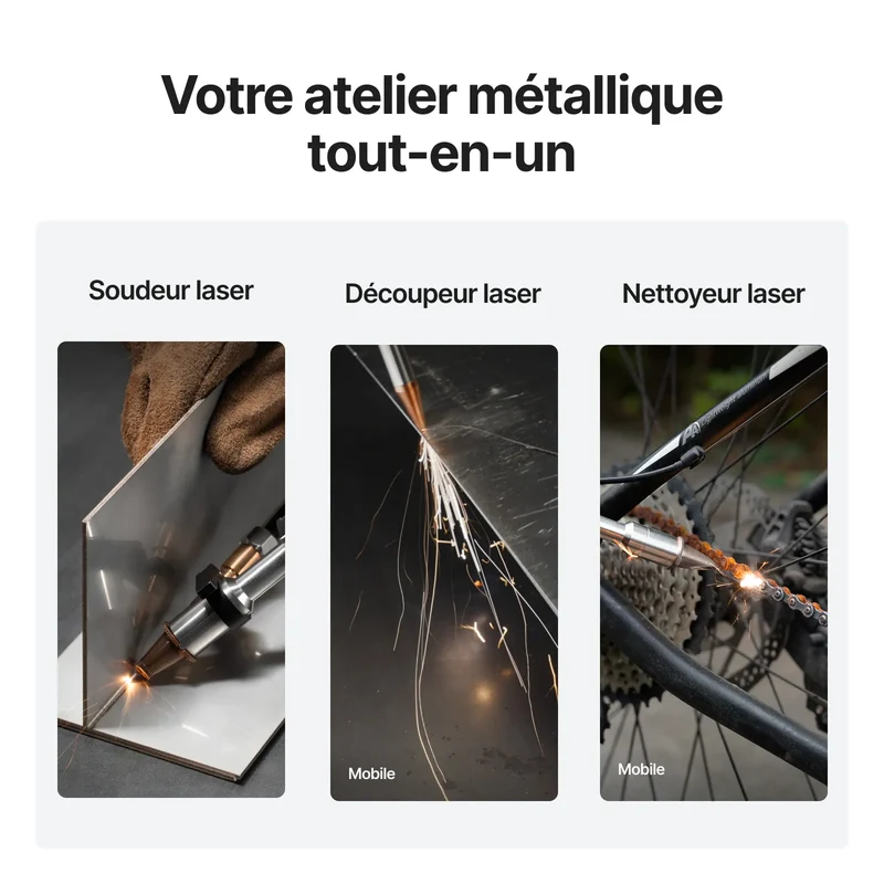 xTool MetalFab 800W / 1200W : Soudeuse Laser 3-en-1