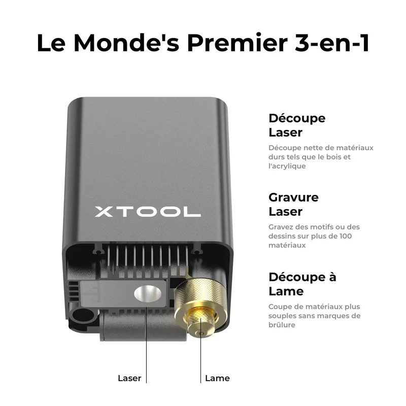 [Reconditionné] xTool M1 - Graveur Laser et Découpeur de Vinyle Intelligent
