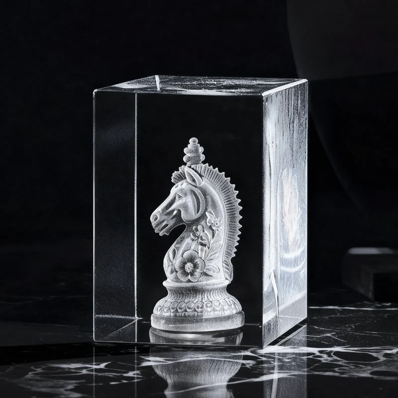 Lot de blocs rectangulaires en cristal K9