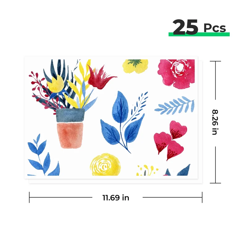 Papier Autocollant Blanc Mat xTool (25 pcs)