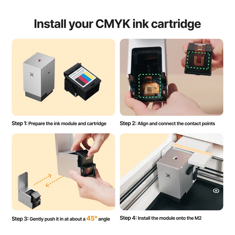 xTool M2 Cartouche d'Encre CMJN