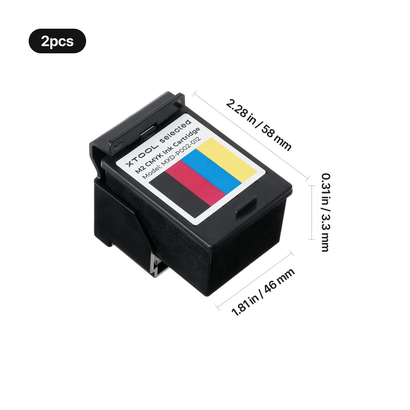 xTool M2 Cartouche d'Encre CMJN