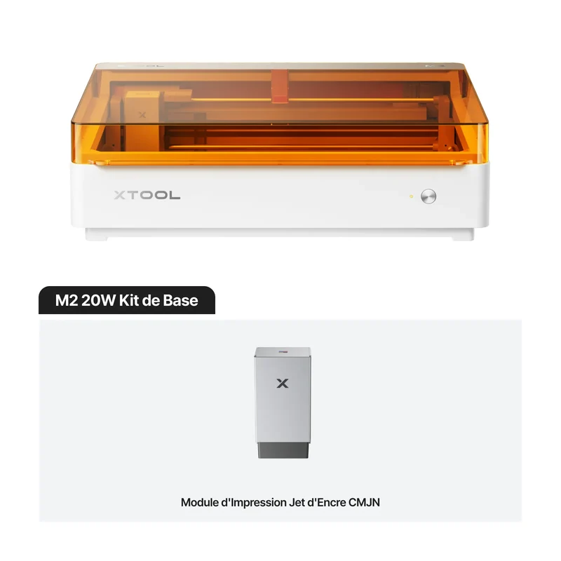 xTool M2 - Graveur Laser Créatif Couleur | Impression CMJN & Laser Diode 10W/20W