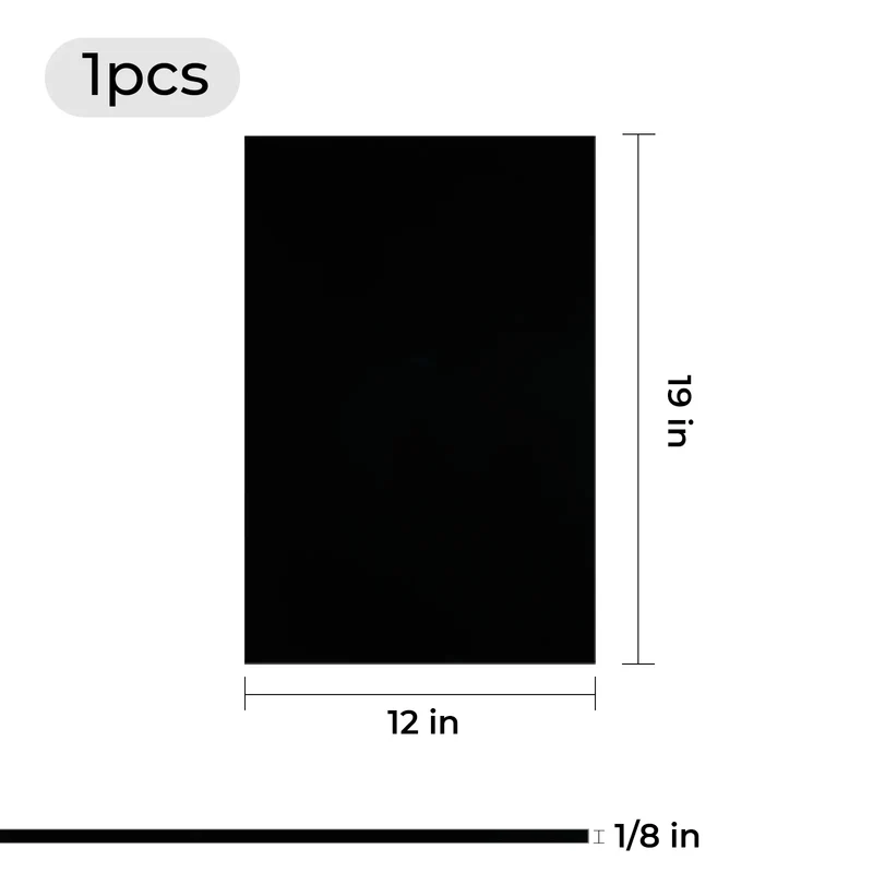 Plaque acrylique opaque brillante (13 couleurs)