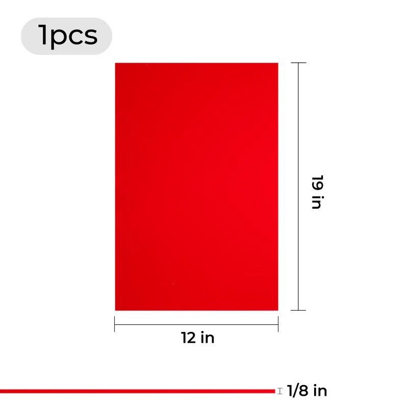 Plaque acrylique opaque brillante (13 couleurs)