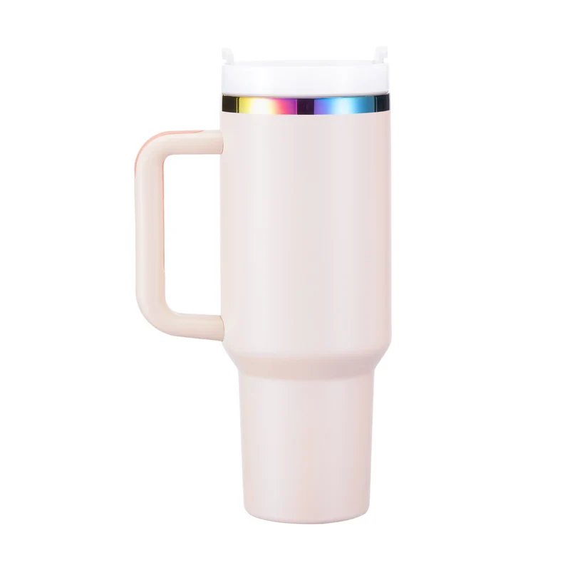 Gobelet en acier inoxydable de 40oz avec poignée amovible