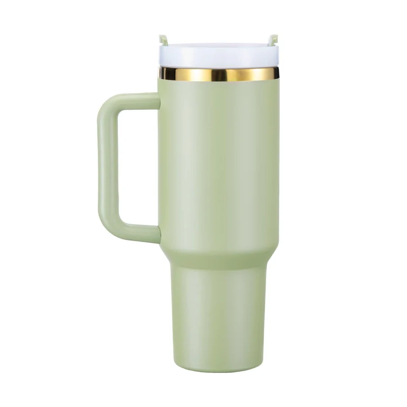 Gobelet en acier inoxydable de 40oz avec poignée amovible