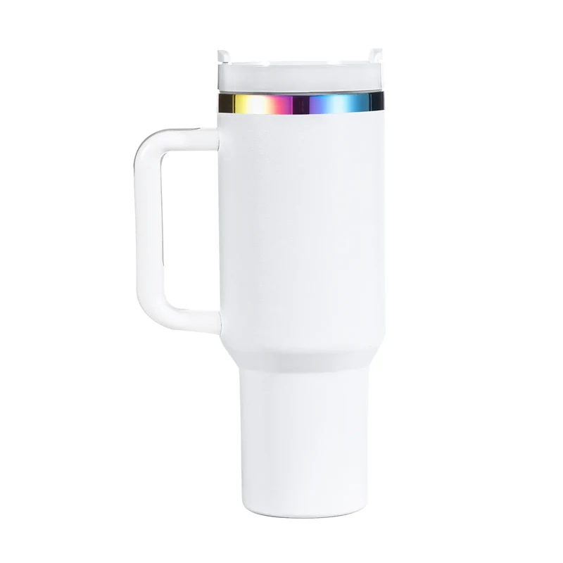 Gobelet en acier inoxydable de 40oz avec poignée amovible