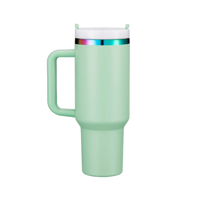Gobelet en acier inoxydable de 40oz avec poignée amovible
