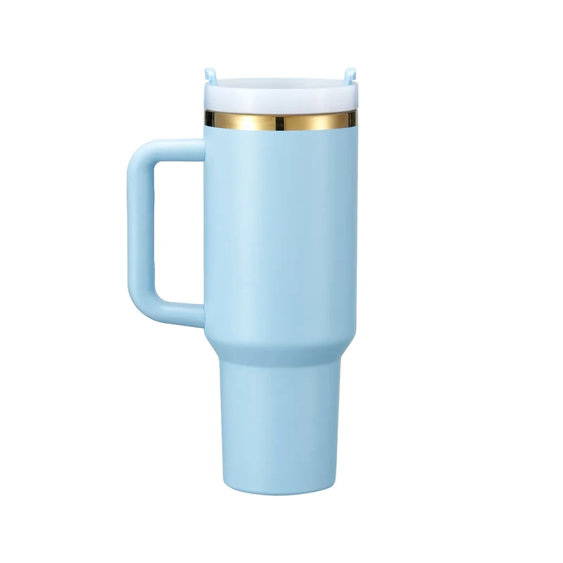 Gobelet en acier inoxydable de 40oz avec poignée amovible