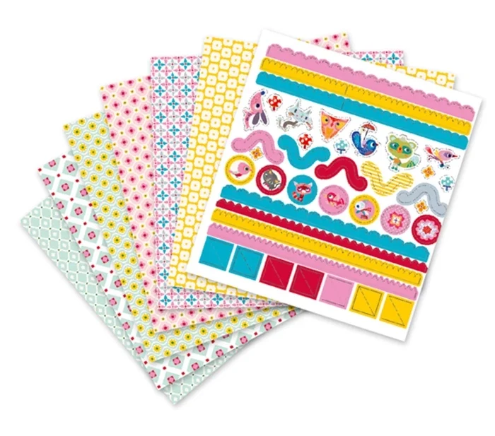 Origami Petites Boîtes Djeco – Kit Créatif Pliage Papier Enfant